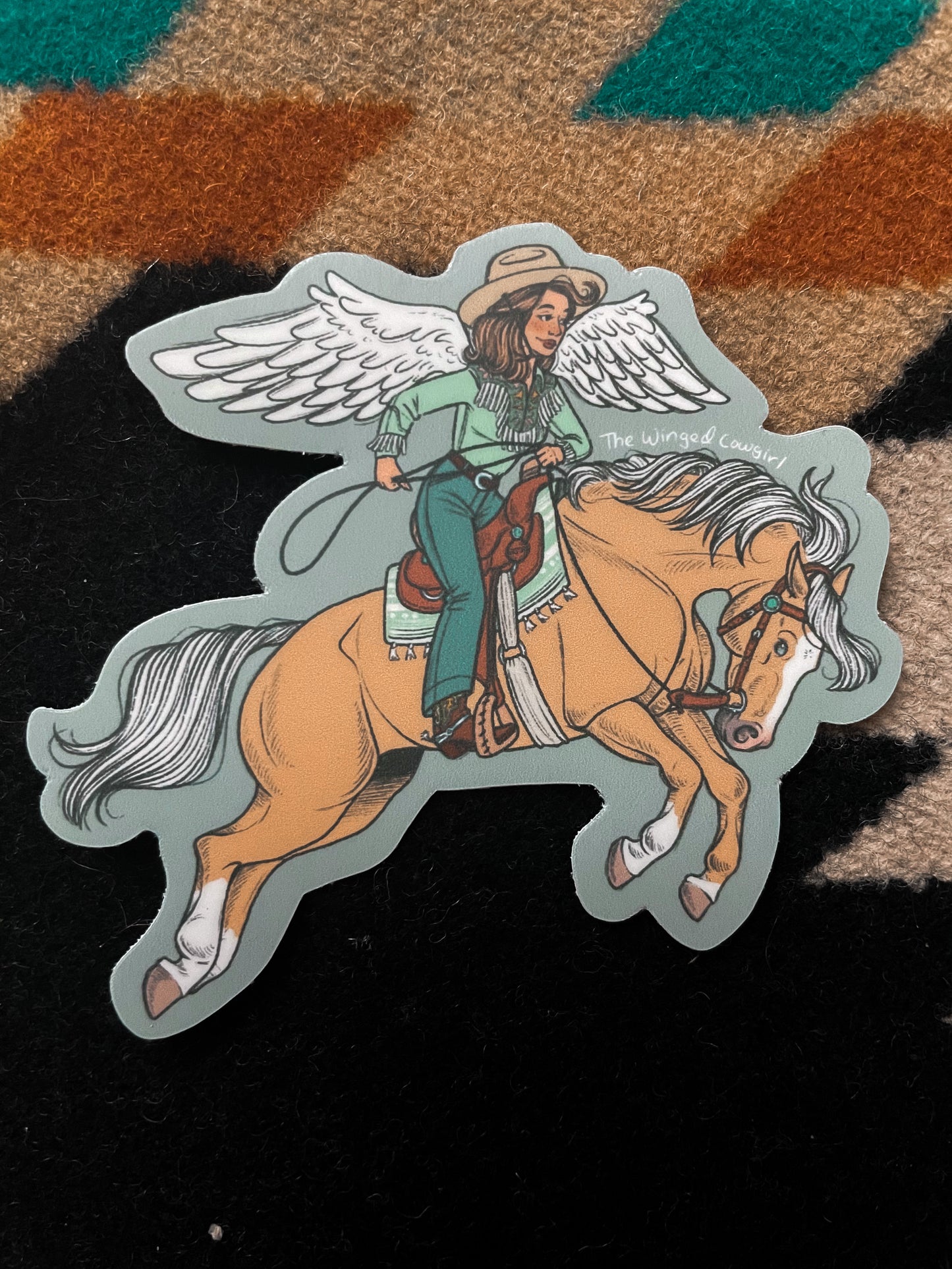 OG The Winged Cowgirl Sticker