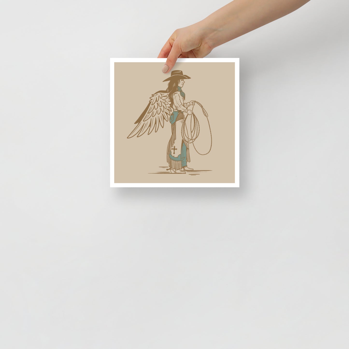 Cowgirl For Christ Poster