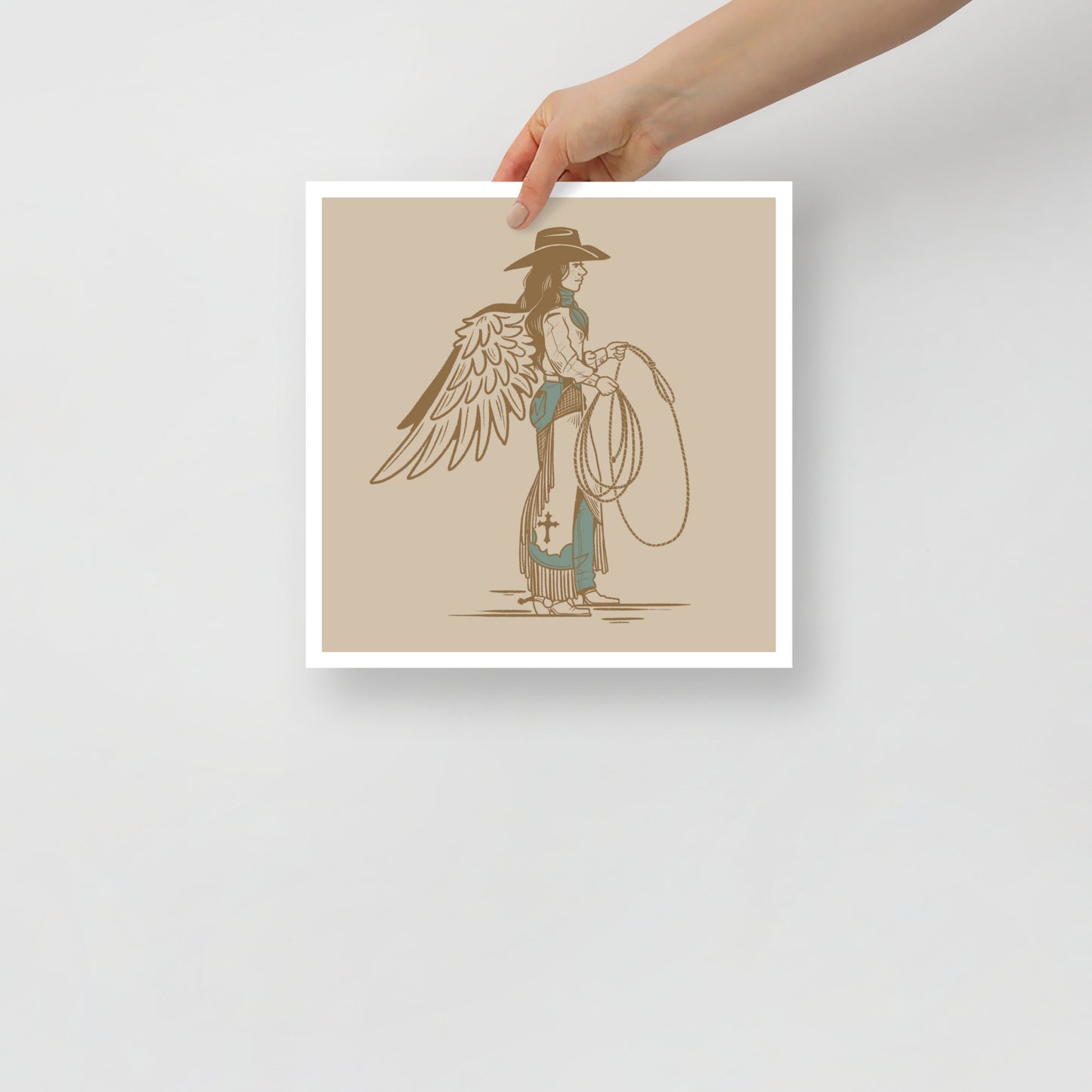 Cowgirl For Christ Poster