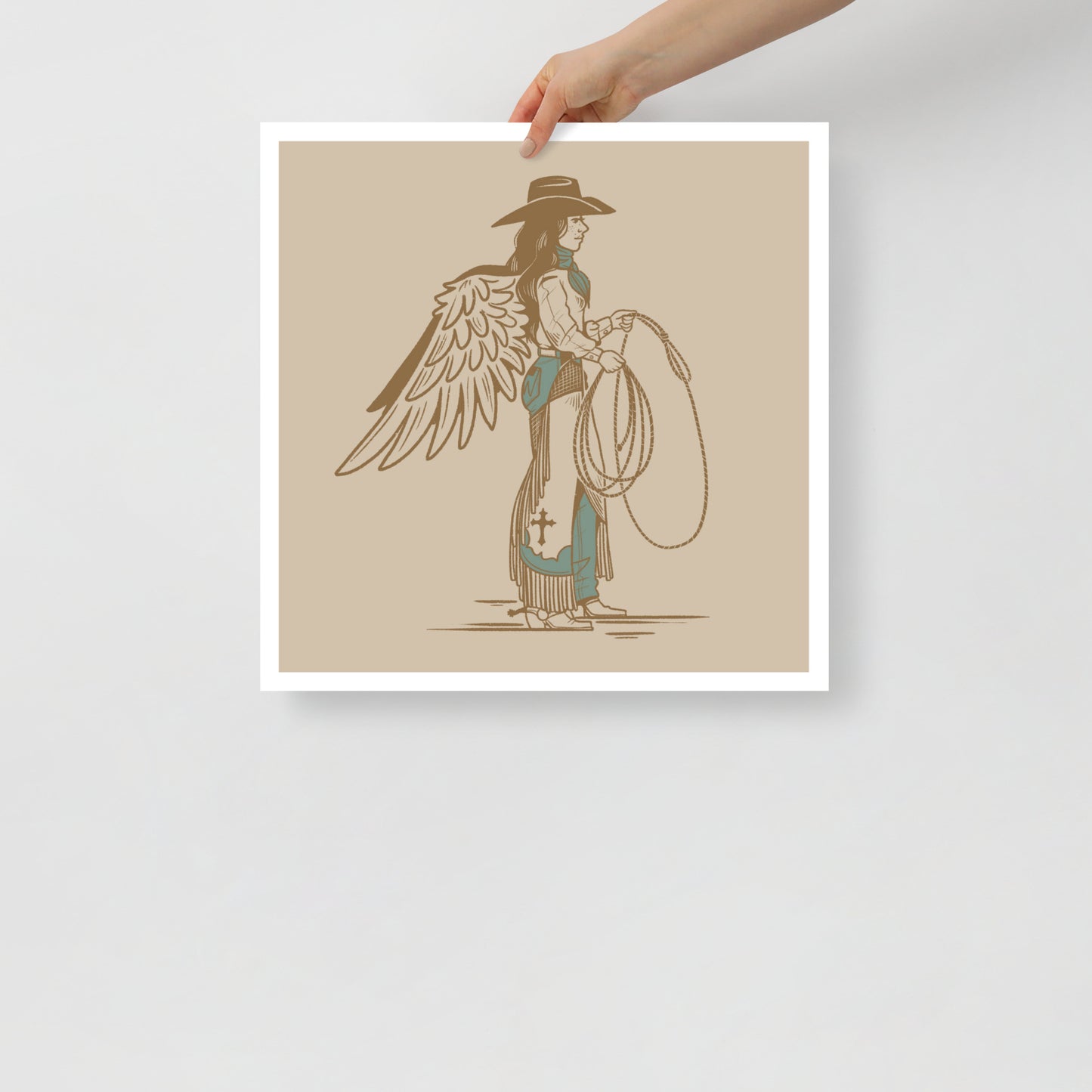 Cowgirl For Christ Poster