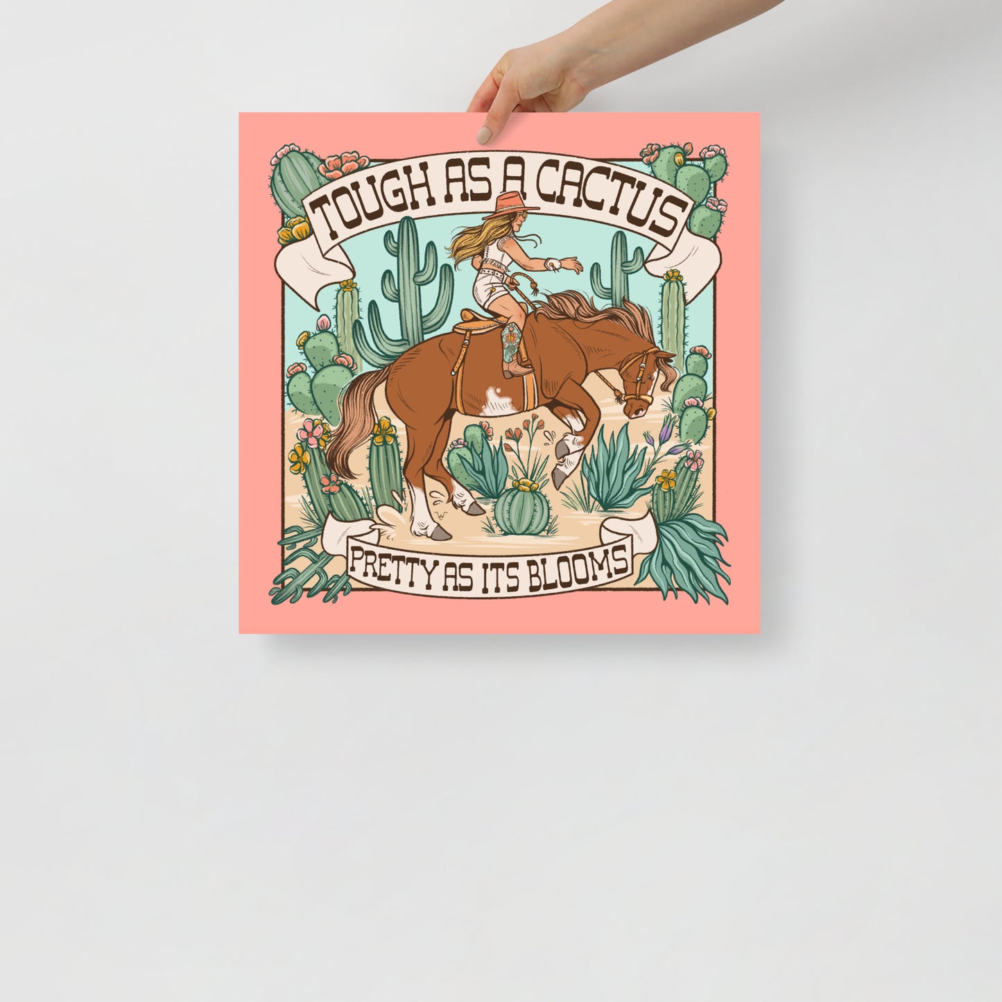 Tough as a Cactus Poster