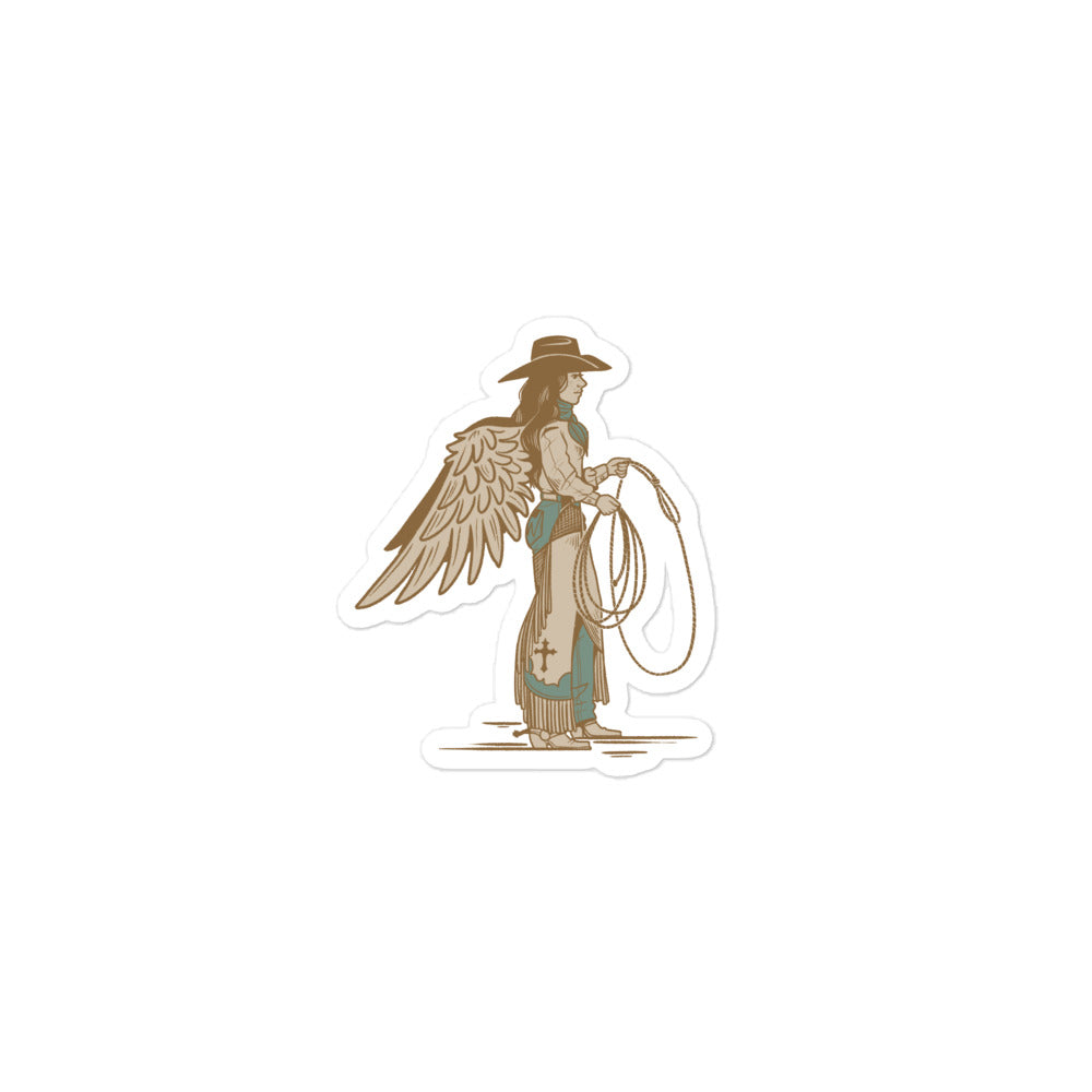 Cowgirl For Christ Sticker
