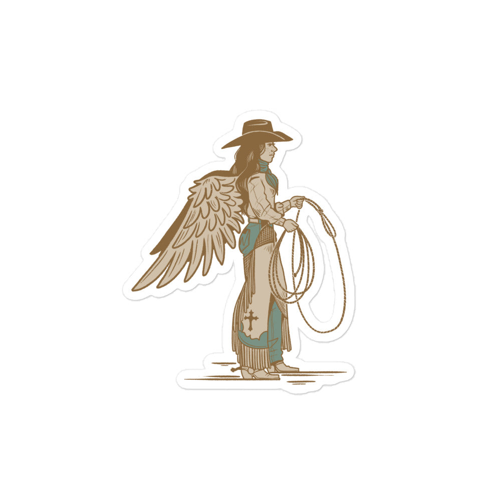Cowgirl For Christ Sticker