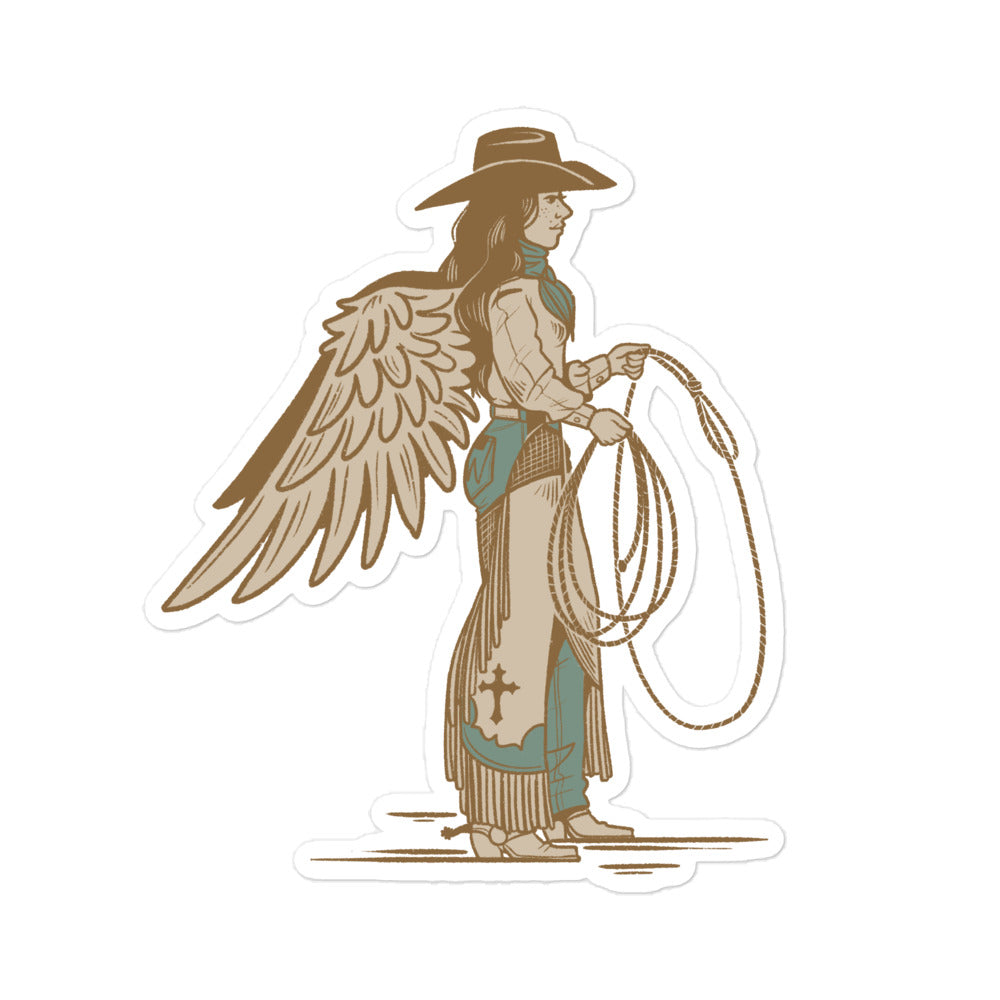 Cowgirl For Christ Sticker
