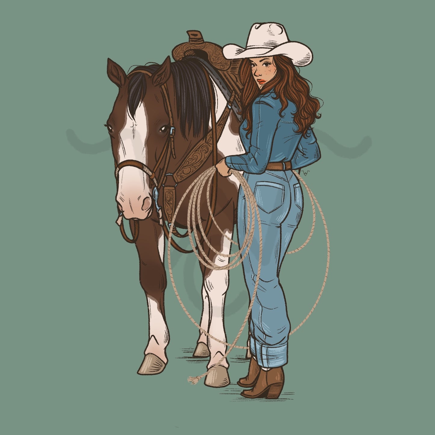 Cowgirl Up! Design