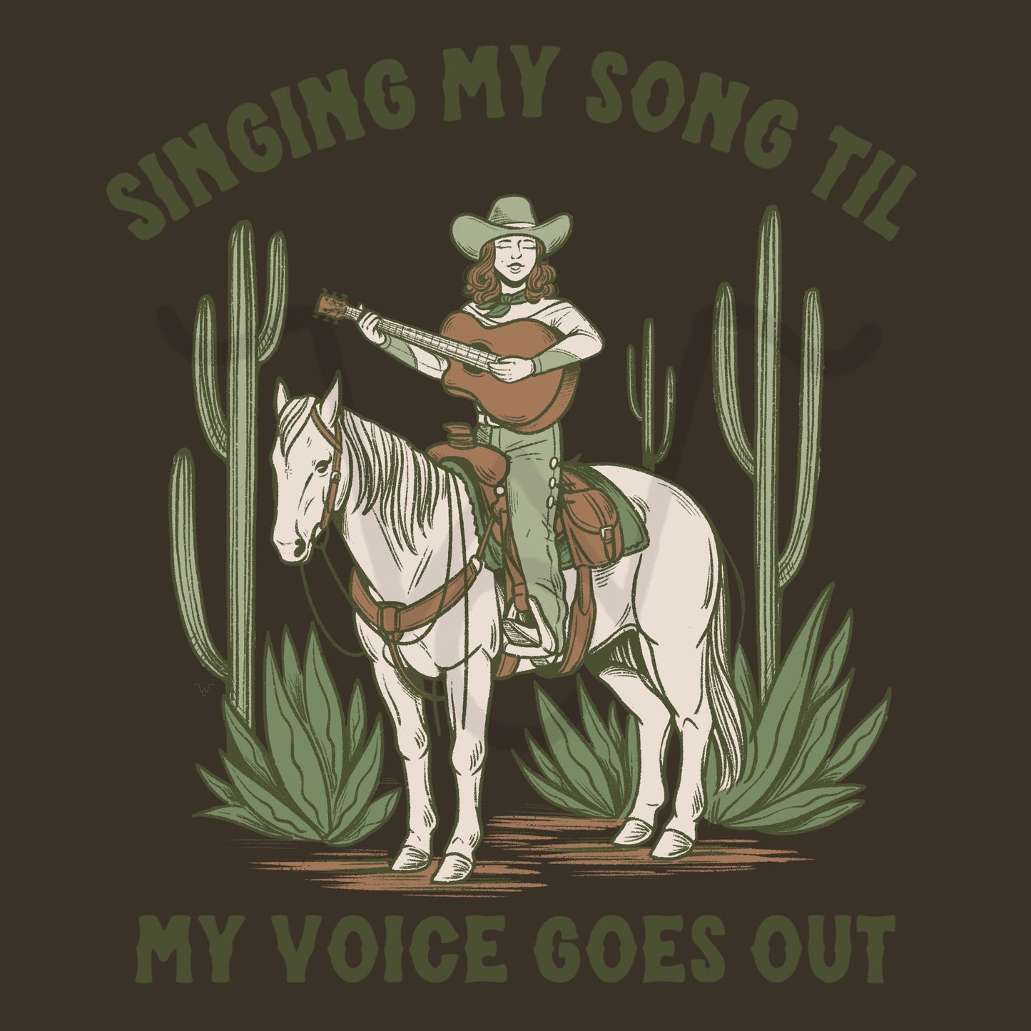 Til’ My Voice Goes Out Design