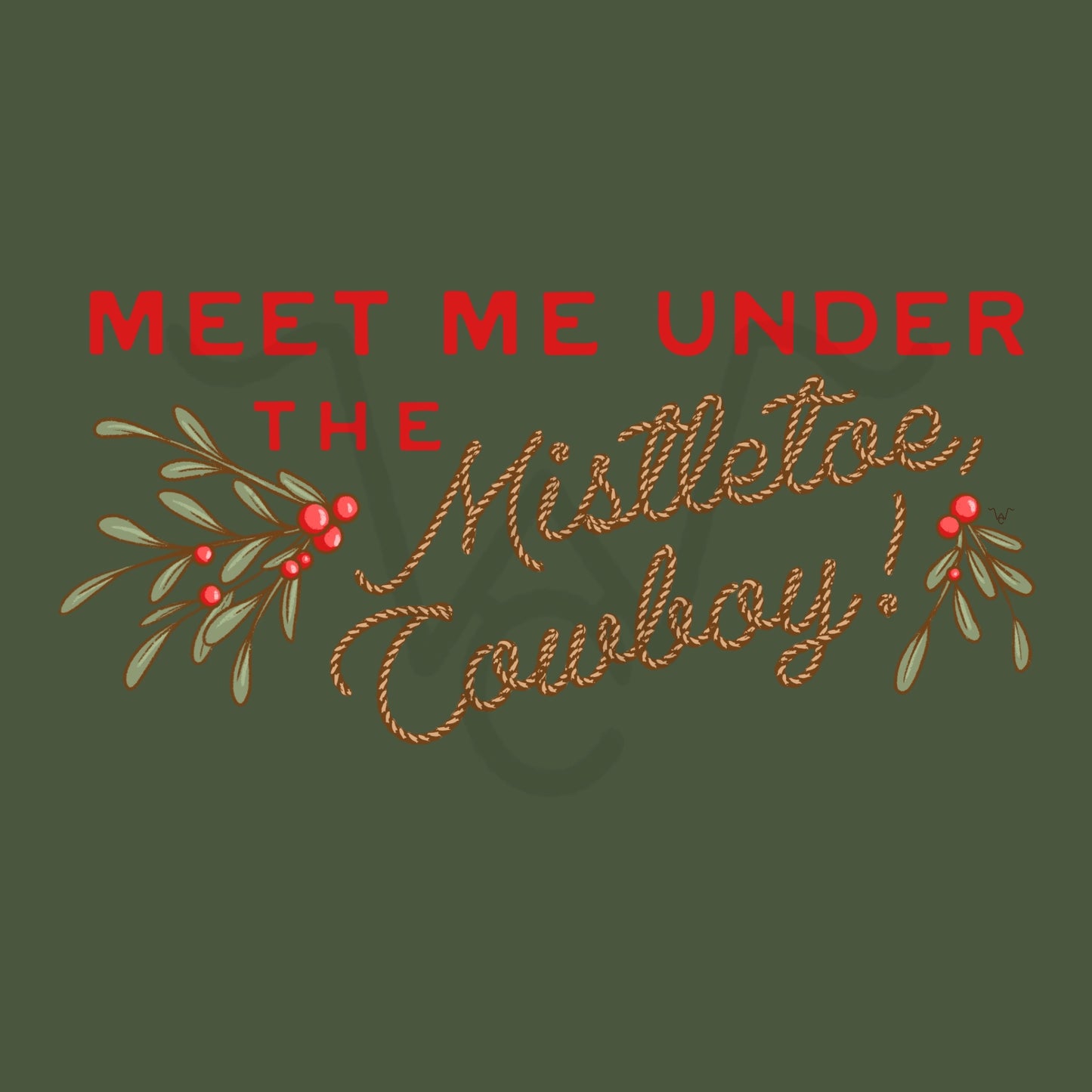 Meet Me Under The Mistletoe, Cowboy