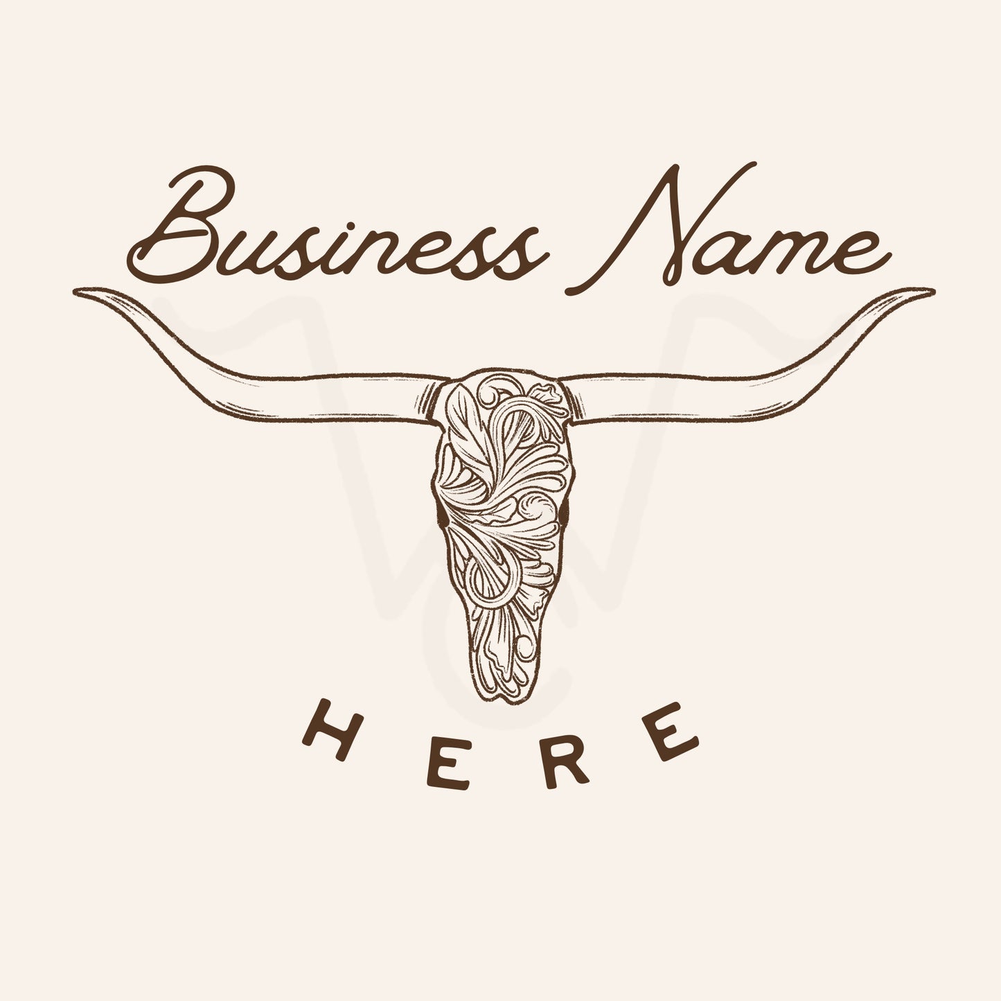 Cowboy Carved Branding Bundle (Customizable)