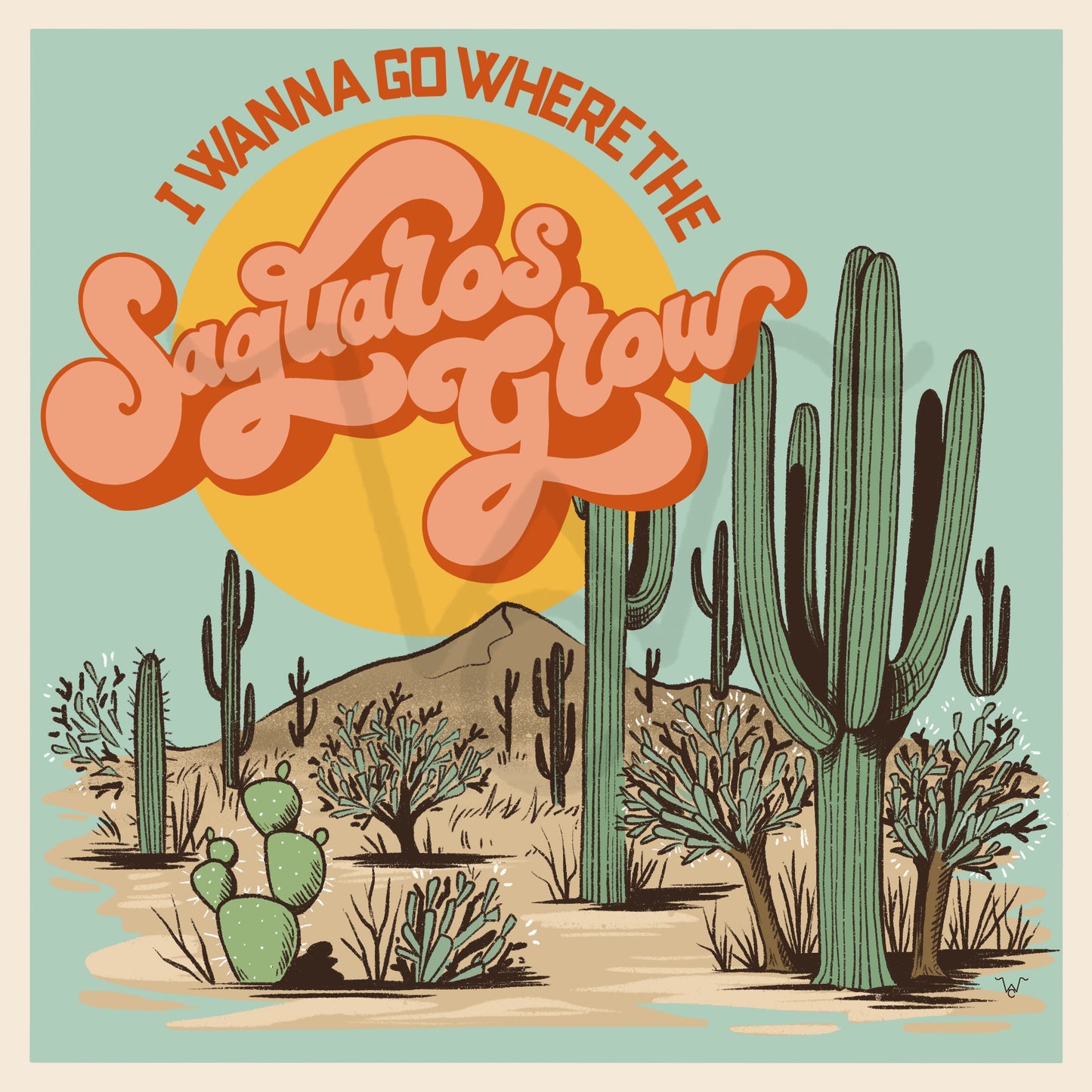 Where The Saguaros Grow