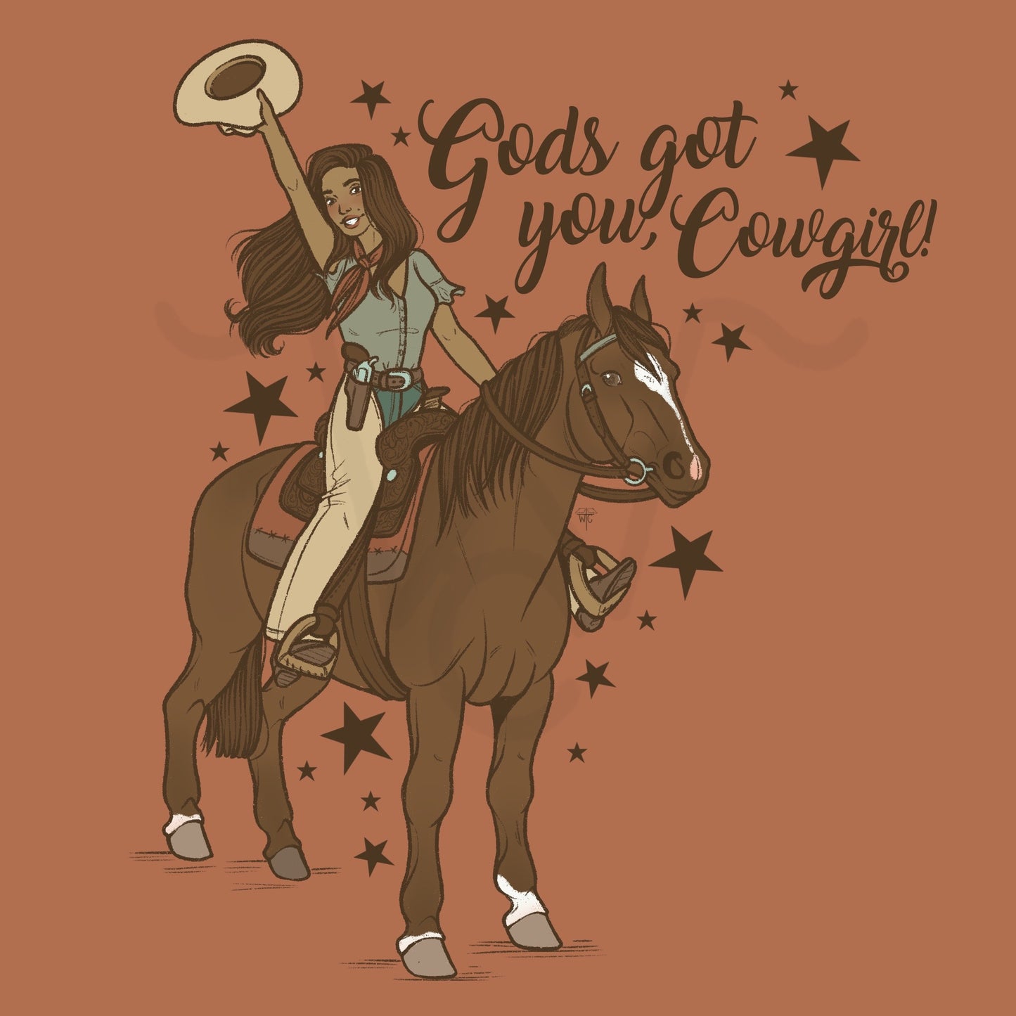 Gods Got You, Cowgirl