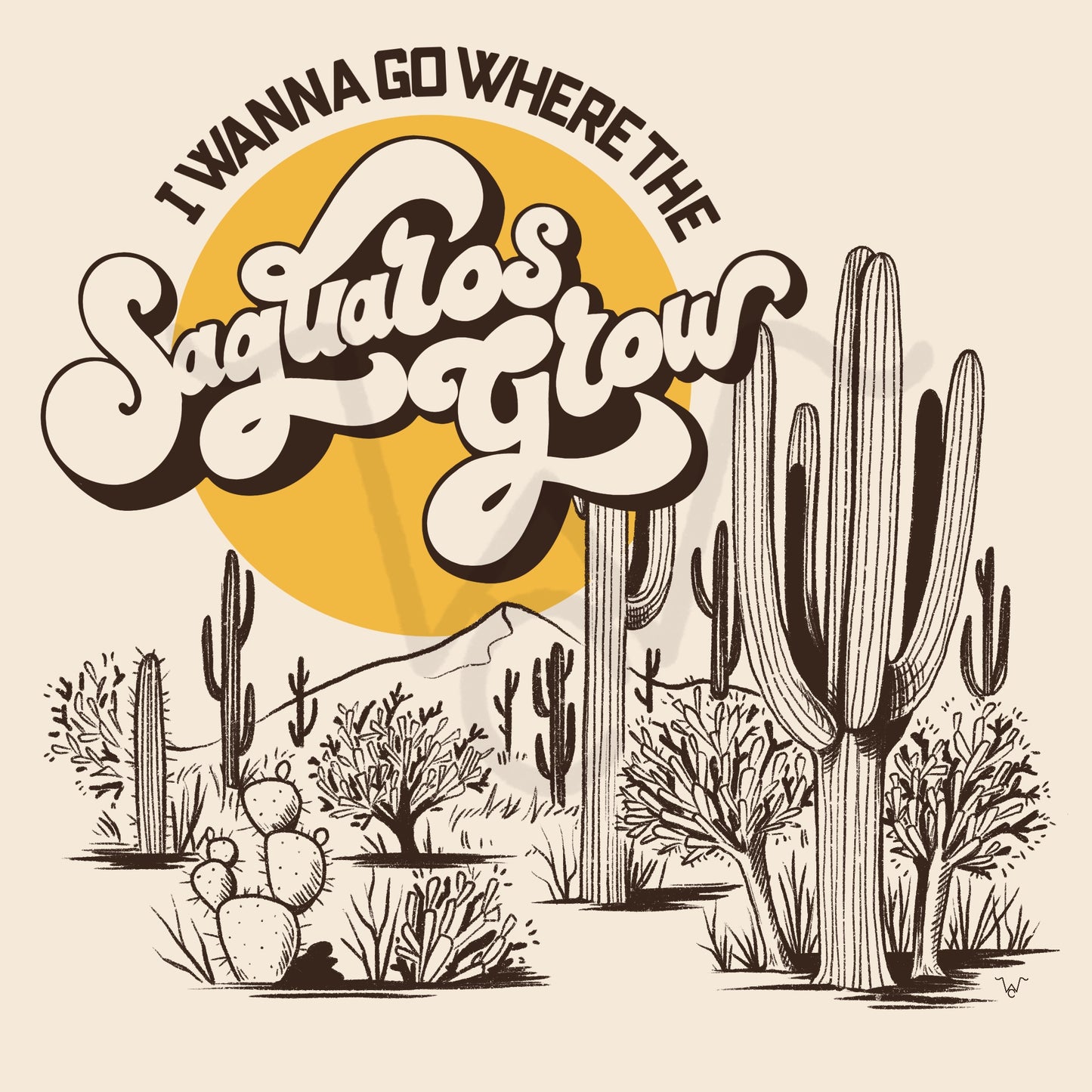 Where The Saguaros Grow