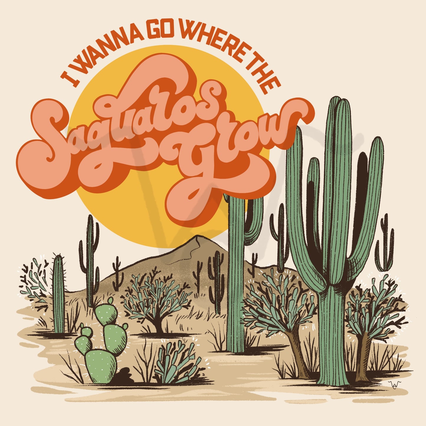 Where The Saguaros Grow