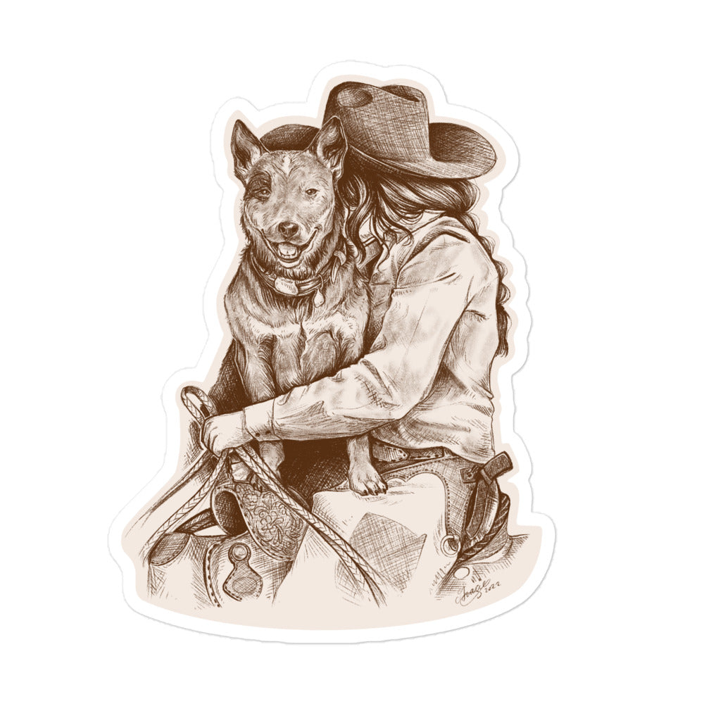 In The Saddle Sticker