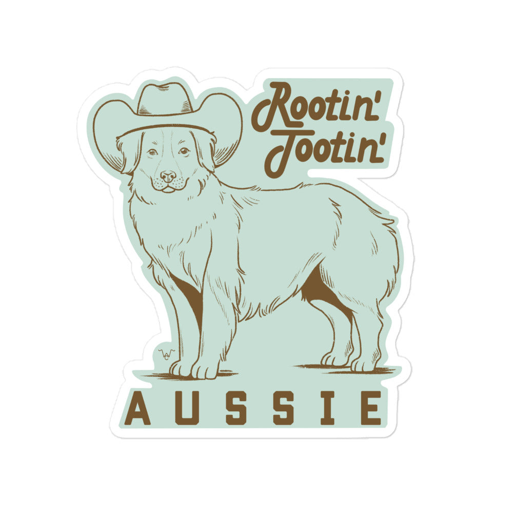 Rootin’ Tootin’ Aussie Sticker